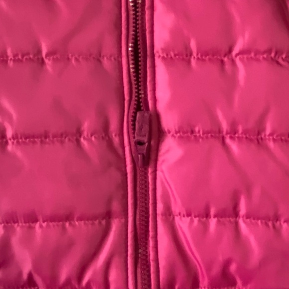Osh Kosh Girls Pink Sz 3T Puffy Vest & Kombi Pink Heart Fleece Lined Hat. - Picture 3 of 15